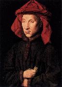 Jan Van Eyck Portrait of Giovanni Arnolfini Spain oil painting artist